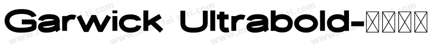 Garwick Ultrabold字体转换